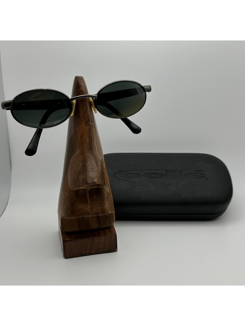 Bollé Oval Black Frame Sunglasses
